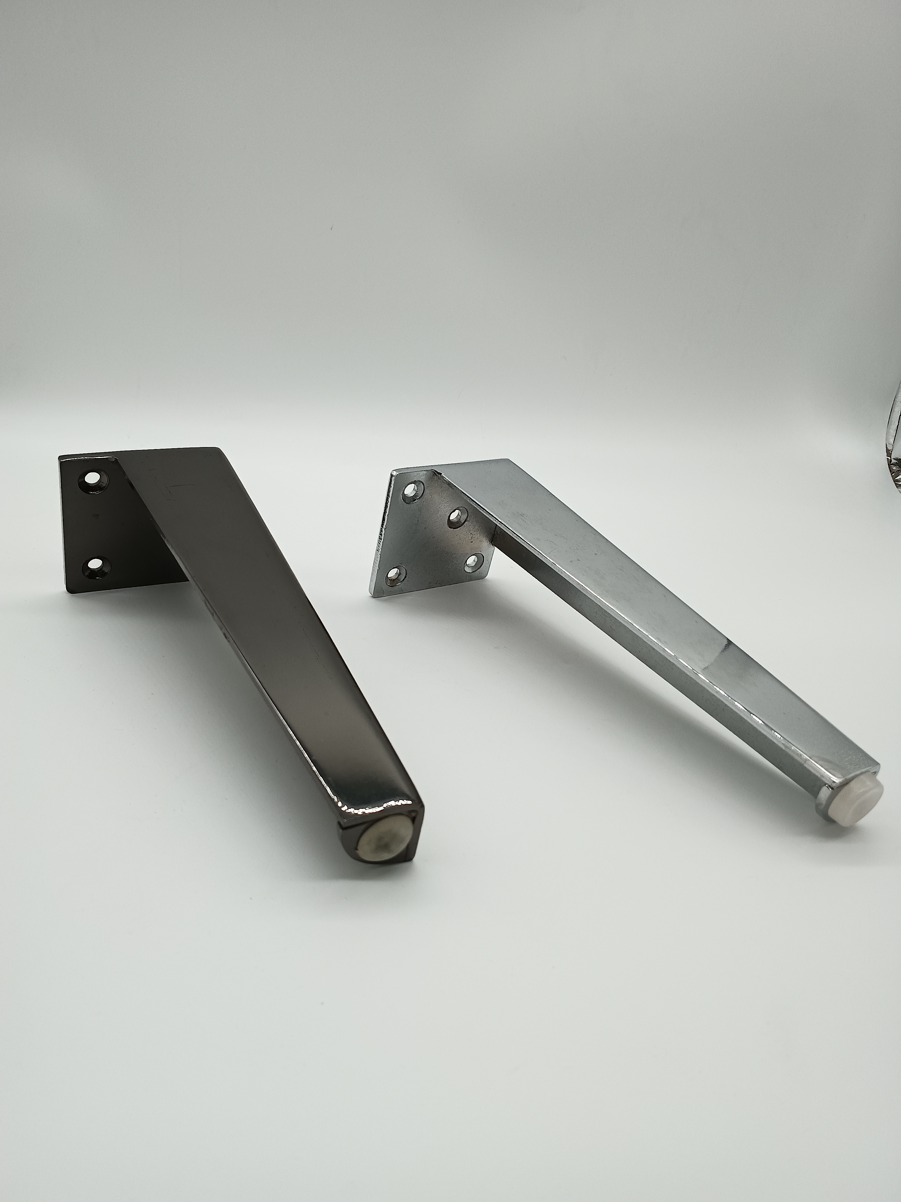  Novo Metal Contemporâneo Móveis Pernas Modernas Pernas Cromadas Pretas Douradas