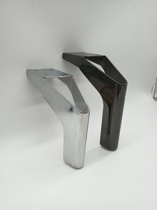 Pernas de sofá de luxo para móveis cônicos modernos de metal personalizado de fábrica