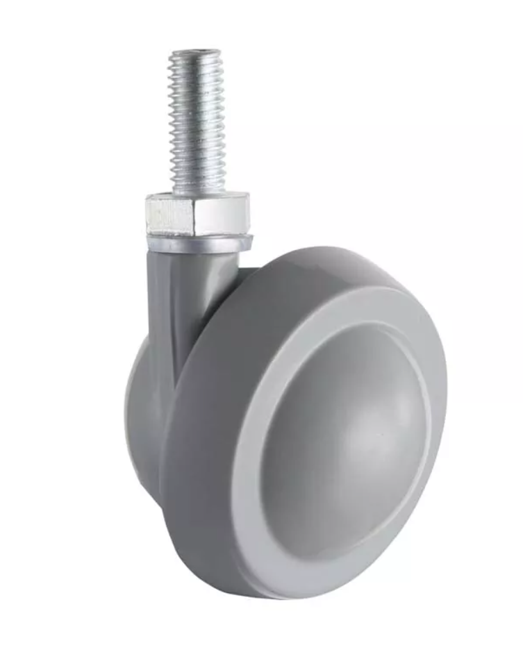 Móveis Roda de liga de zinco M8 M10 rosqueado 15mm giratória giratória giratória