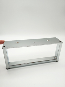 Pé de sofá de metal durável com design moderno, pés decorativos para móveis, perna de ferro