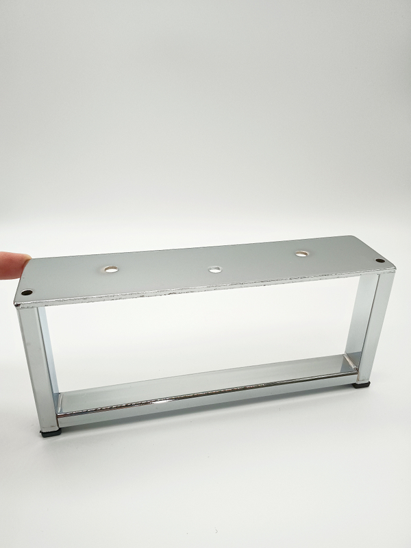 Pé de sofá de metal durável com design moderno, pés decorativos para móveis, perna de ferro
