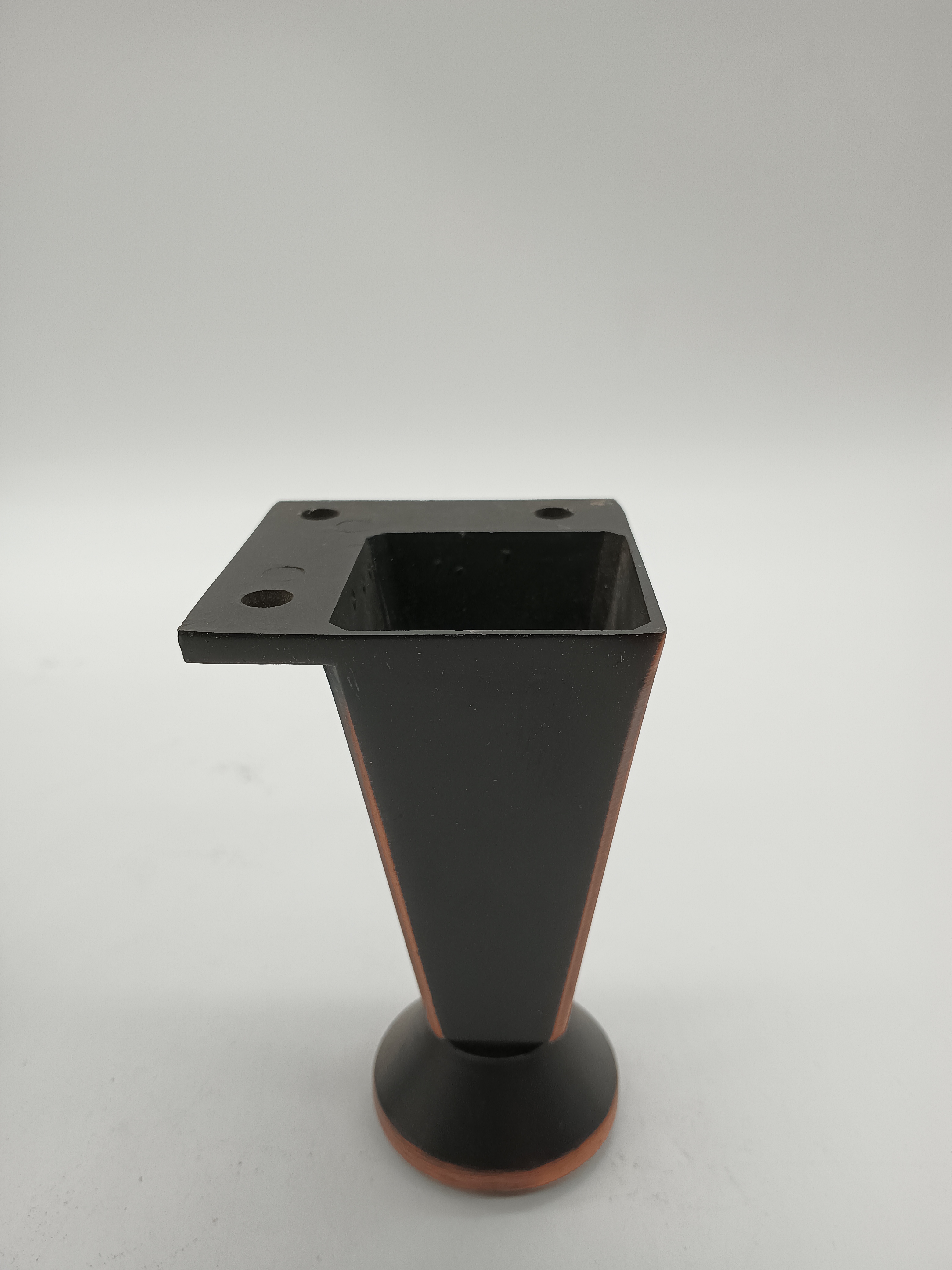 Pés de sofá de mesa de armário de liga de zinco triangular em forma de Y para pernas de sofá de hardware doméstico 