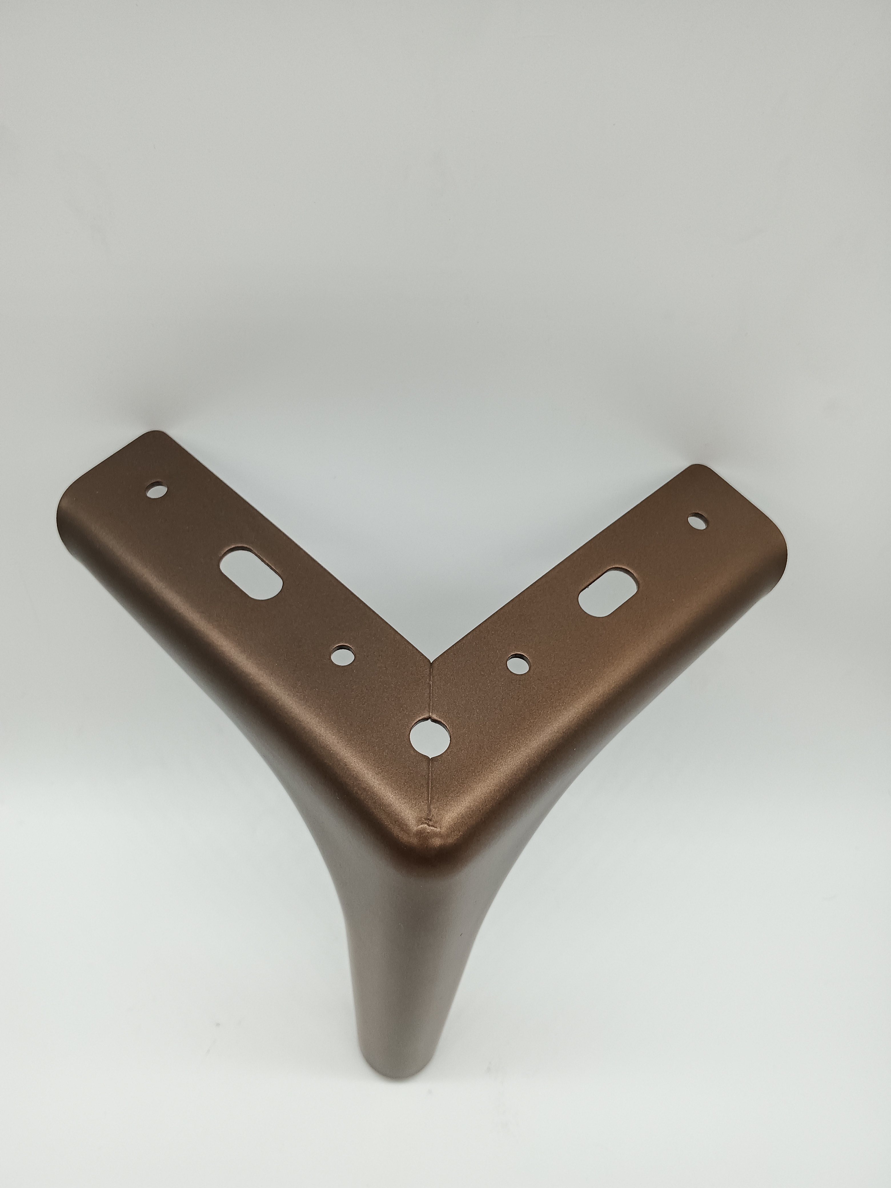  Pés de móveis de metal em forma de cone, pernas de sofá, mesa de café, pernas longas