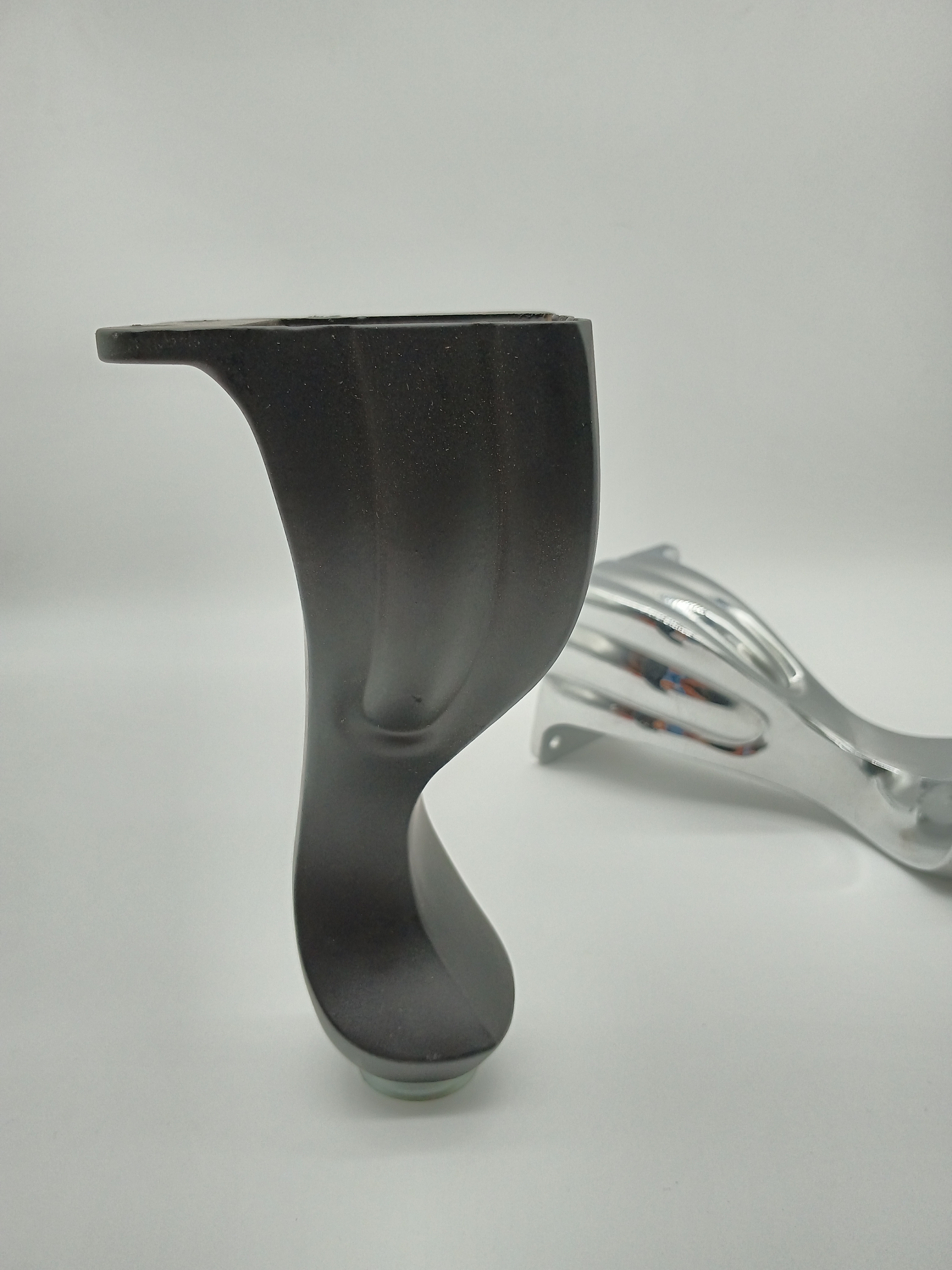 Pernas de móveis de metal, armário de cama, perna moderna de liga de zinco para sofá