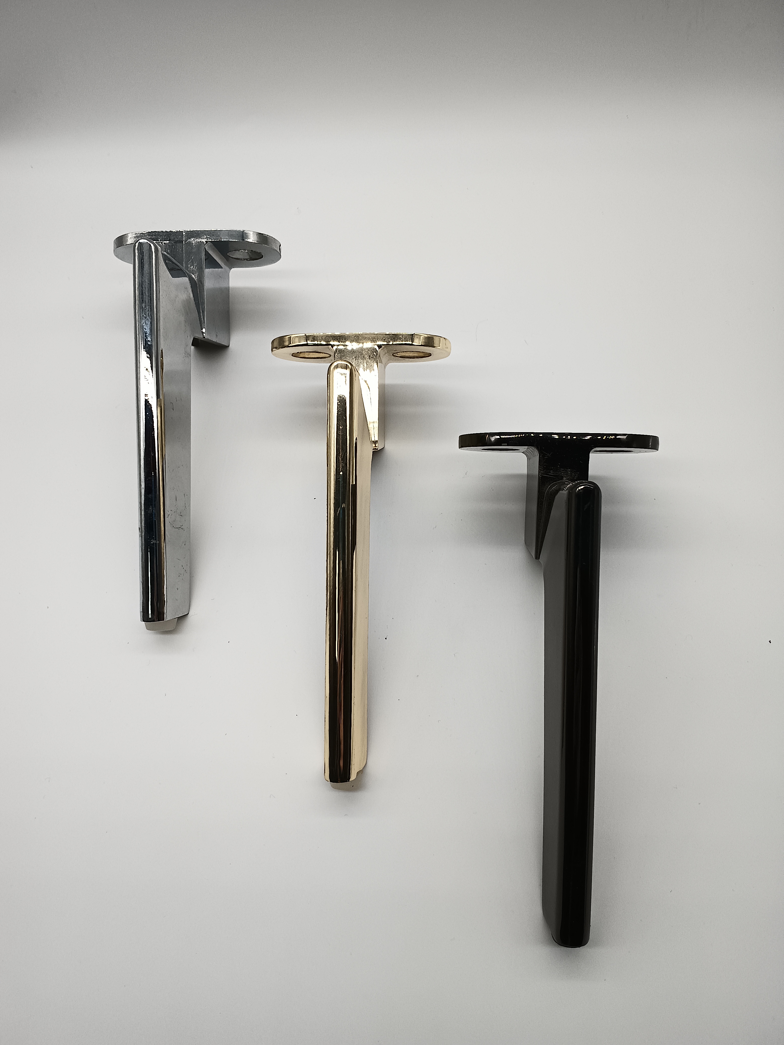 Pés de móveis com design elegante Decoração Hardware Pés de móveis Pés de sofá em liga de zinco