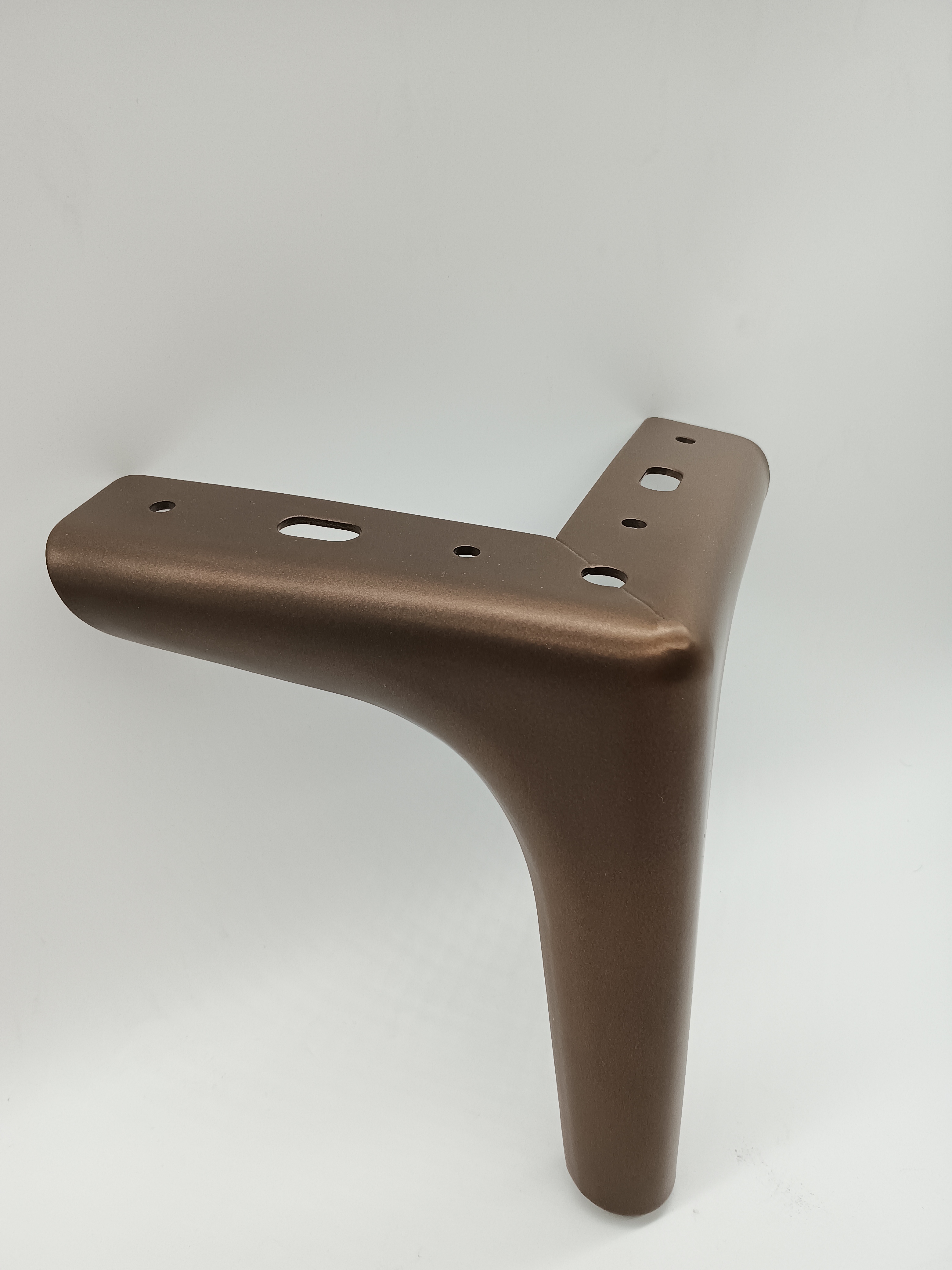  Pés de móveis de metal em forma de cone, pernas de sofá, mesa de café, pernas longas