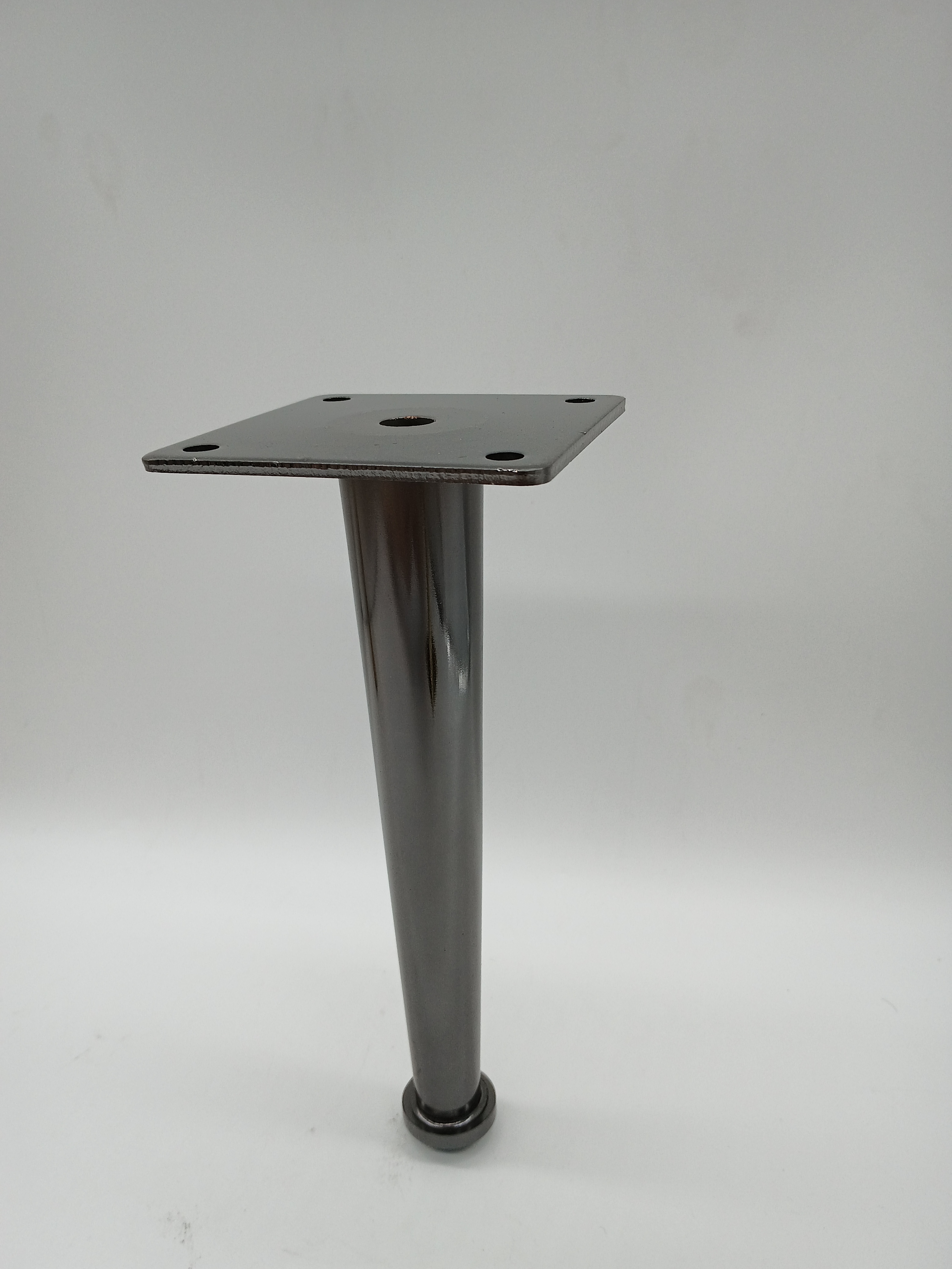  Peças de móveis de aço inoxidável de 4-8 polegadas/10-18 cm, acessórios de pernas de sofá de metal único